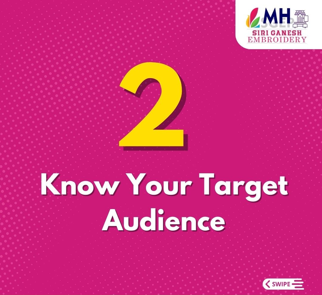 2. Know you target audience