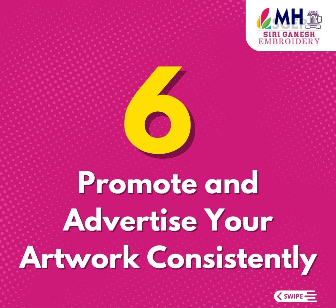 6. Promote and advertise your artwork consistently